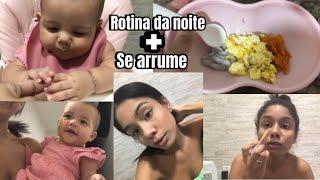 Rotina da noiteLiz jogou a comida toda para forase arrume super atrasada