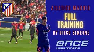 Atletico Madrid - full training by Diego Simeone