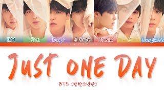 BTS 방탄소년단 - Just One Day 하루만 Color Coded LyricsHanRomEng