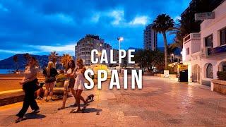 Calpe  Spain - Late Evening Walk June 2024 4K 60 FPS