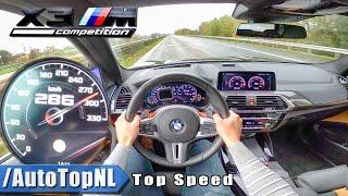 BMW X3M COMPETITION 510HP  TOP SPEED 286kmh AUTOBAHN POV NO SPEED LIMIT by AutoTopNL