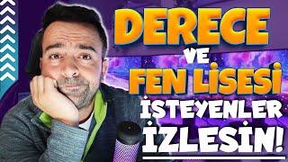 LGSDE DERECE YAPMAK İSTEYENLER VE HEDEFİ FEN LİSESİ OLANLAR NASIL ÇALIŞMALI? 