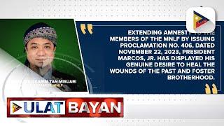 MNLF pinuri ang amnesty proclamation ni PBBM