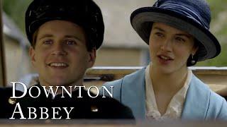 Lady Sybil and Tom Branson Meet for the First Time  Downton Abbey