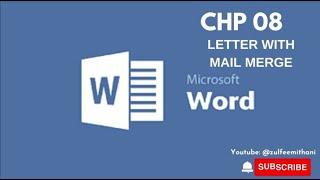 Mail Merge with MS WORD #youtube #MSWORDFORBEGINNERS #MSWORD #PAKISTAN #today #msoffice #mailmerge