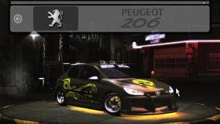 NFS Underground 2  Peugeot 206  Gameplay And Customization