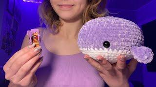 Purple ASMR   Tapping and Scratching No talking 