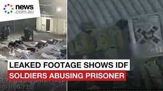 Leaked footage allegedly shows Israeli soldiers abusing Palestinian prisoners