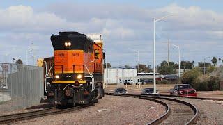 Trains in Phoenix AZ 03242024 Feat. BNSF 1834 w RS3K BNSF 3032 GP25X LHF & BNSF 1618 on 038