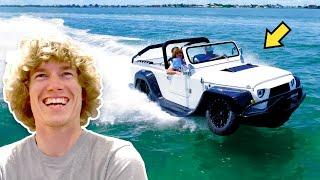 $250000 Car Drives On Water