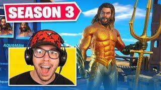 New *SEASON 3* BATTLEPASS in Fortnite AQUAMAN