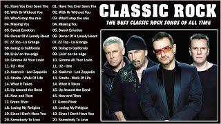 Best Classic Rock Songs 70s 80s 90s - QueenGuns N Roses R.E.M Metallica U2 Pink Floyd Bon Jovi