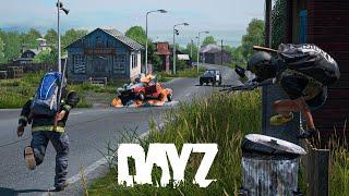 Гениальная ловушка на машины проводим высадки на луну - DayZ