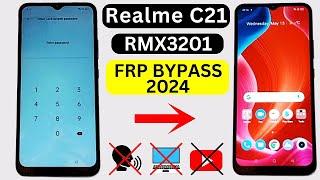 Realme C21 FRP Bypass 2024  Realme RMX3201 1 Click Google Account Bypass Without PC 100% Solution