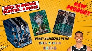 *INSANE NEW PRODUCT 2023-24 MOSAIC BLASTERS... 6 BOXES WEMBY INSERTS & CRAZY NUMBERED VET