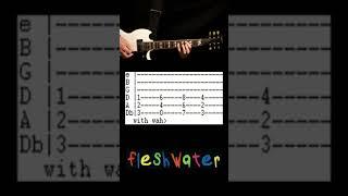 Fleshwater Kiss The Ladder Guitar Tab Cover