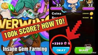 How to score 50-100k in EVERWING Rapid Gem Farming
