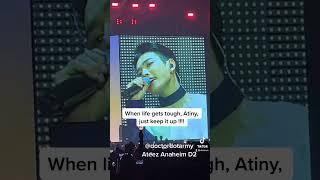 Ateez Anahaeim Day 2 #ateez #atiny #ateezworldtour #ateezthefellowship #ateezbreakthewall #kpop #fyp