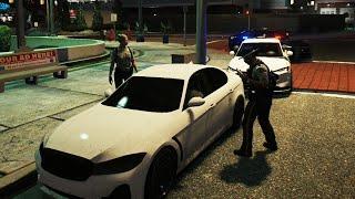 Nino Gets Pulled Over By a BCSO Officer In LSPD Jurisdiction  NoPixel RP  GTA RP