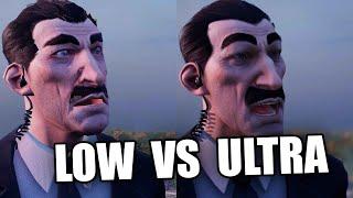 Destroy All Humans 2 - Reprobed - LOW vs ULTRA Graphics Settings Test