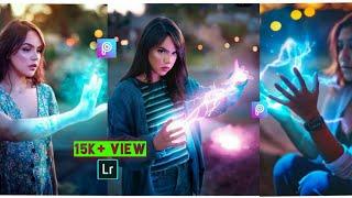 Calop electric power photo editing PicsArt  calop visual edit  calop lightning photo edit picsart