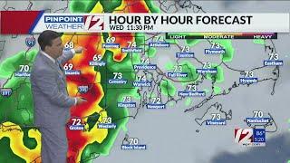 WPRI 12 Weather Now 62624  Strong TStorms Tonight