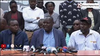 Kenyan Human Rights Commission Issues EXPLOSIVE Press briefing concerning police act during demos