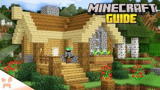 Building The PERFECT Starter House - Minecraft 1.20 Guide Survival Lets Play #2