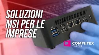 Schermi e NUC di MSI pensati per le aziende