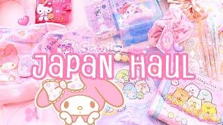 Sanrio Japan Shopping HAUL  my melody cinnamoroll kawaii stuffs stationery figures purse