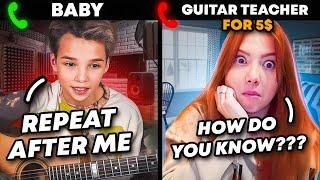 BABY-VIRTUOSO EXPOSES CHEAP GUITAR TEACHERS AND SHOCK THEM