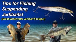 Tips for Fishing Suspending Jerkbaits Great Underwater Jerkbait Footage