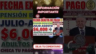 Pensión BienestarConoce la Fecha Exacta de Pago Con Tu CURP sin Salir de Casa Adulto Mayor 