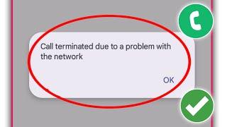 Fix Chamada encerrada devido a um problema com a rede Problema