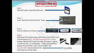 Clarion Unlock Service  NXR10 – NXR12 –NX309 – NX609 –NX711 –NX712 C9CD – GCX110 – GCX710  – GCX711