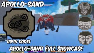 Apollo-Sand Bloodline Showcase I Shindo Life + Spin Code Shinobi Life 2