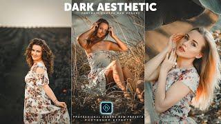 Dark Aesthetic Presets  Camera Raw Presets Free Download  Color Grading Photoshop Tutorial