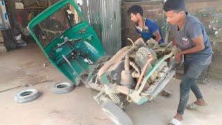 Full body repiar Three wheeler repiar A-z restoration four stroke auto