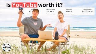 Working while Travelling Q&A How much Youtube Pays us to Travel Australia  Camera Gear  Editing