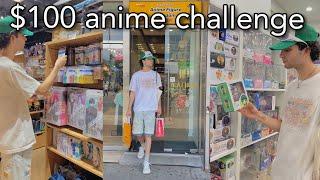 vlog $100 anime store challenge anime figures blindboxes