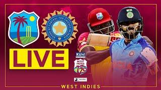  LIVE  West Indies v India  4th Kuhl Stylish Fans T20I powered by Black and White.