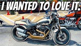 NOT How I Expected This Harley Fat Bob 114 Test Ride To Go...