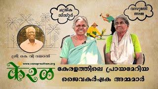 പ്രായത്തിലും ശക്തരായ ജൈവകർഷകർ  Strong Mothers of Kerala into ORGANIC FAMILY FARMING  K V Deyal