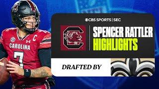 Spencer Rattler South Carolina Highlights  No. 150 overall to Saints  CBS Sports
