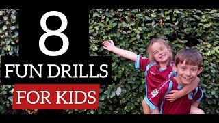Fun Drills For Kids  U5 U6 U7 U8 U9  *Free Session Plans* Football Coaching for Kids