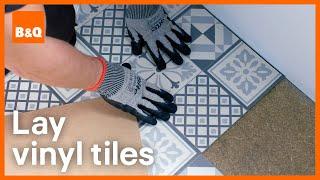 How to install vinyl tile flooring  DIY