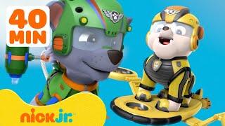 PAW Patrol Air Rescues & Adventures w Rocky Rubble & Marshall  40 Minute Compilation  Nick Jr.