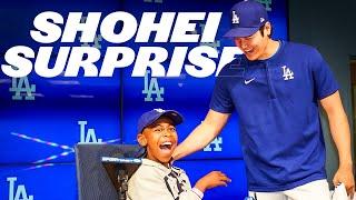 Shohei Ohtani Surprises Pediatric Patient at Dodger Stadium