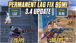 HOW TO LAG FIX IN BGMI 3.4 UPDATE  100% LAG FIX LOW END DEVICE  SMOOTH + 60 FPS Pubg MobileBGMI