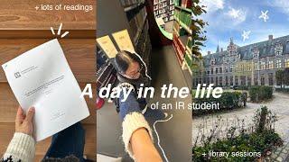 UNI VLOG  - International Relations Student  lots of readings productive day ᝰ.ˎˊ˗